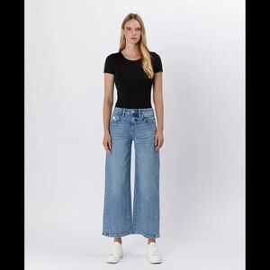 Lovervet Vervet Tummy Control High Rise Baggy Wide jeans